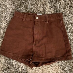 Princess Polly Brown Jean shorts